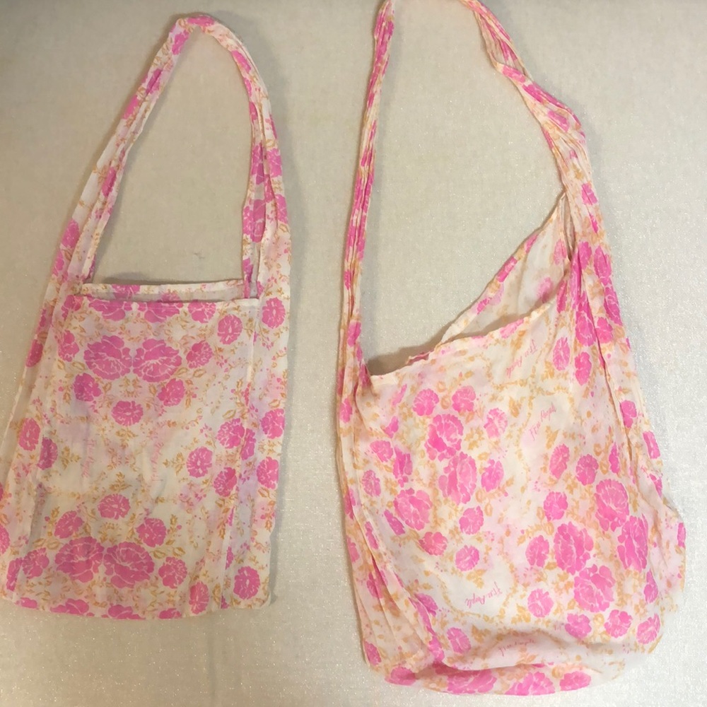 Two Free People cloth totes